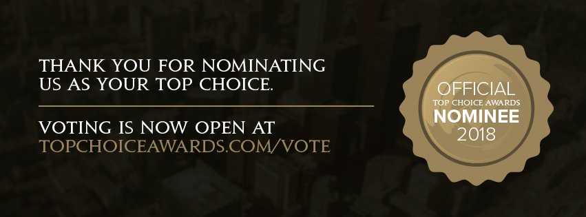 Top choice award nominee | Uptown Laser